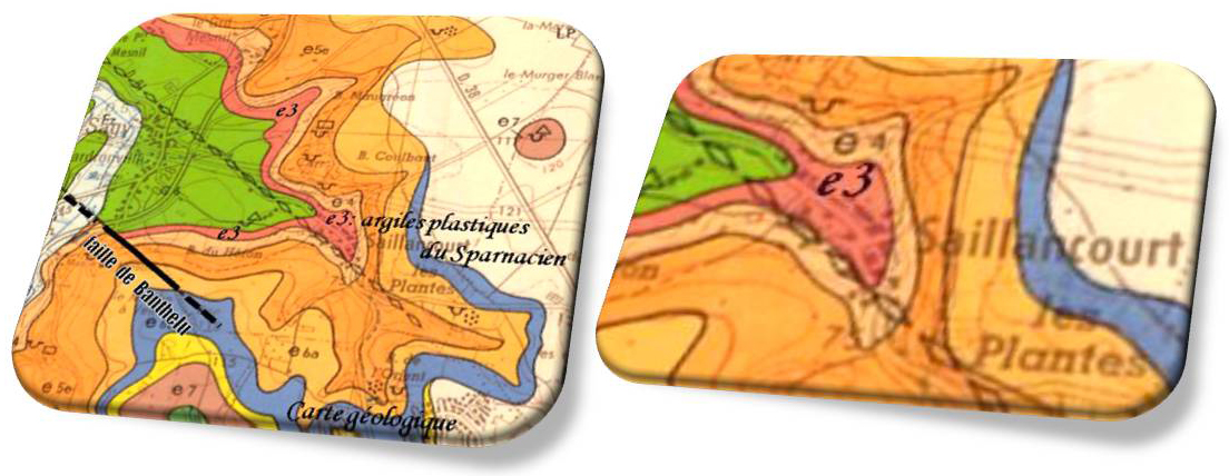 Carte géologique de Saillancourt